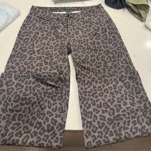 Wild Fable Leopard Print Straight Leg Jeans